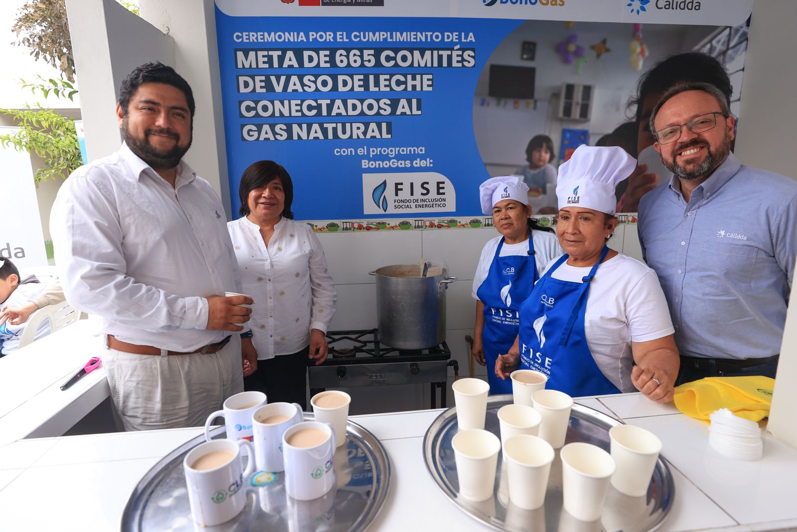 MINEM y el FISE superan meta y llegan a 665 comités de Vaso de Leche conectados al gas natural a nivel nacional