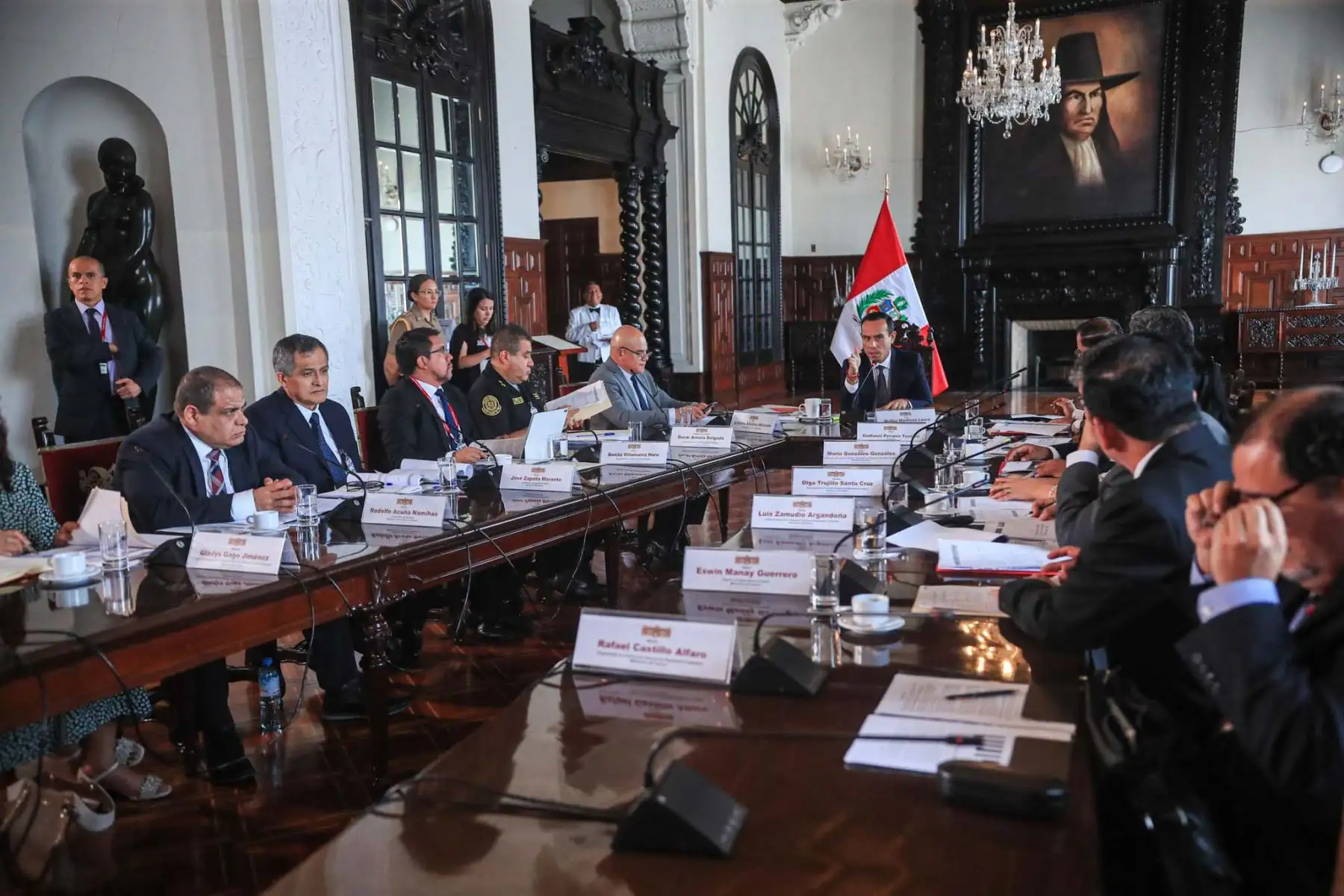 Presidente José Jerí lideró sexta reunión del plan de seguridad ciudadana