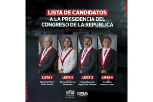 Estos son los candidatos a liderar el Congreso y que podrían asumir Presidencia del país