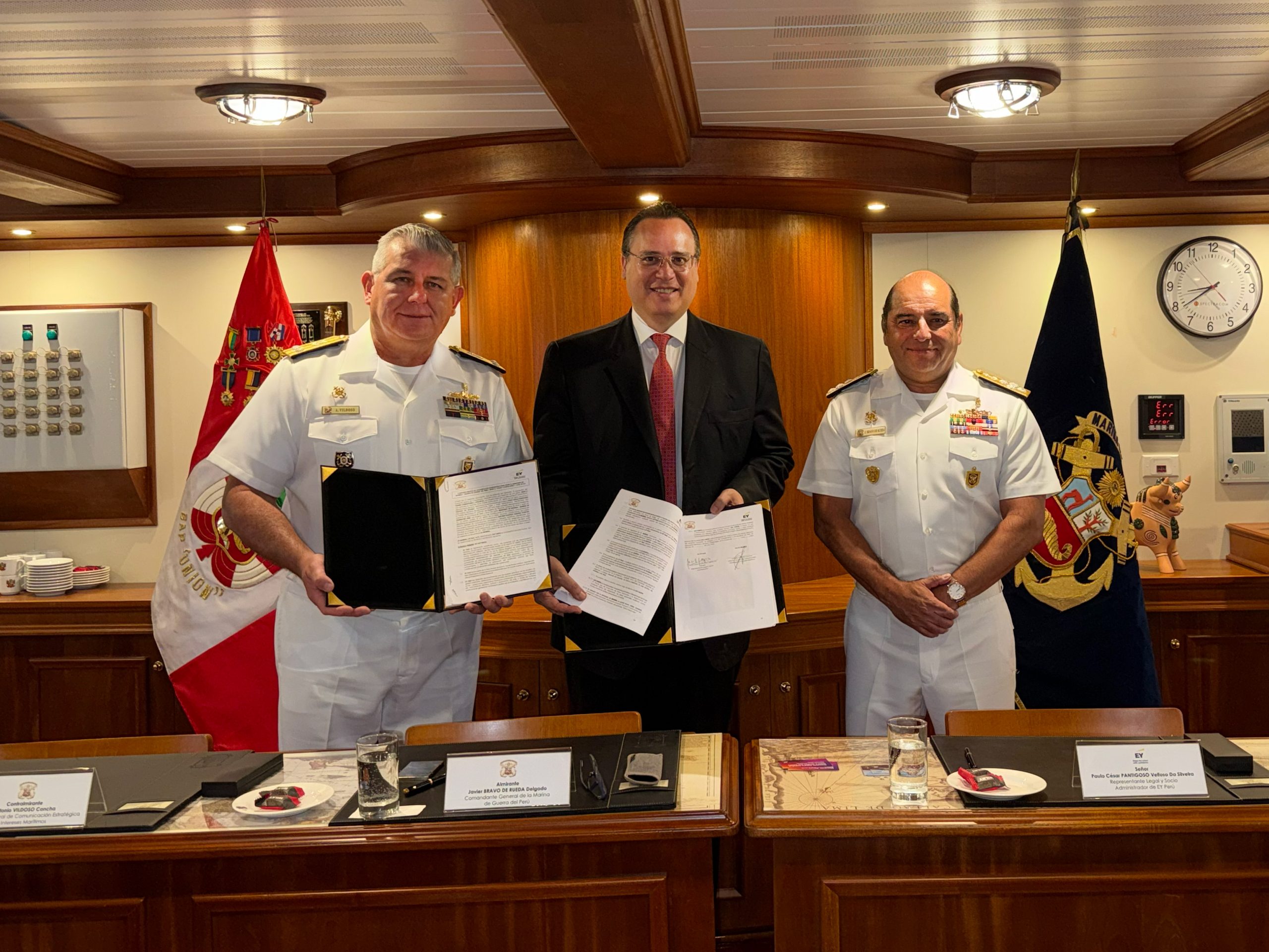 EY Perú y la Marina de Guerra del Perú firman convenio de cooperación para promover la inversión y difundir la cultura peruana en el mundo